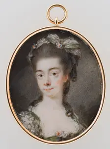 Portrait of a young lady, at the latest 1793. Creator: Peter Adolf Hall