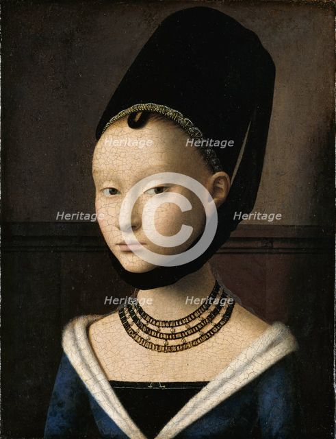 Portrait of a Young Lady, c. 1450. Artist: Christus, Petrus (1410/20-1475/76)