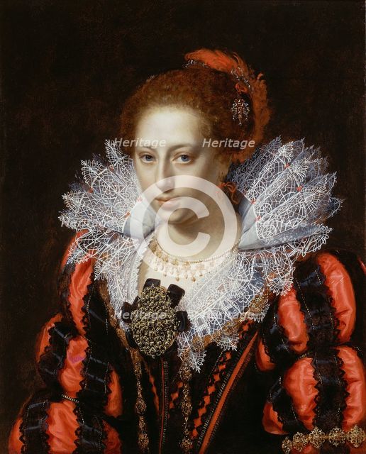 Portrait of a Young Lady, c. 1620. Creator: Paulus Moreelse.