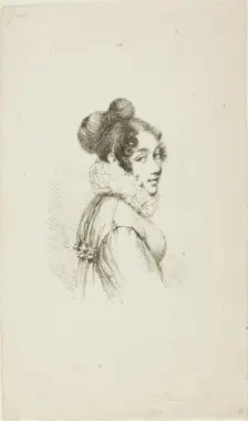 Portrait of a Young Lady, c. 1820. Creator: Vivant Denon