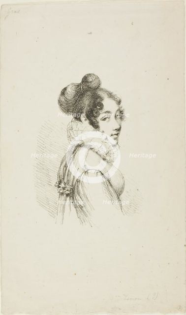 Portrait of a Young Lady, c. 1820. Creator: Vivant Denon.