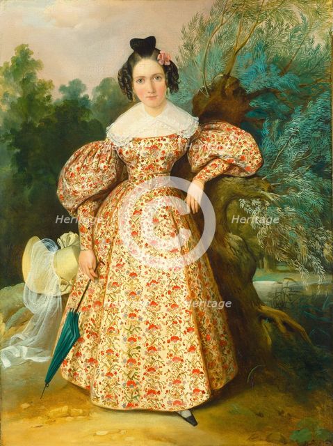 Portrait of a Young Lady, c. 1835. Creator: Unknown.