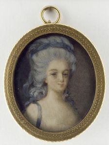 Portrait of a young lady, c18th century. Creator: Unknown