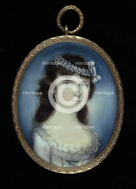 Portrait of a Young Lady, ca. 1790. Creator: William Verstille.