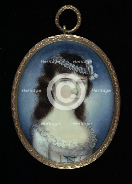 Portrait of a Young Lady, ca. 1790. Creator: William Verstille.