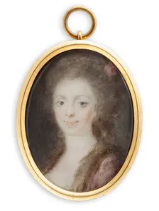 Portrait of a young lady. Creator: Cornelius Hoyer