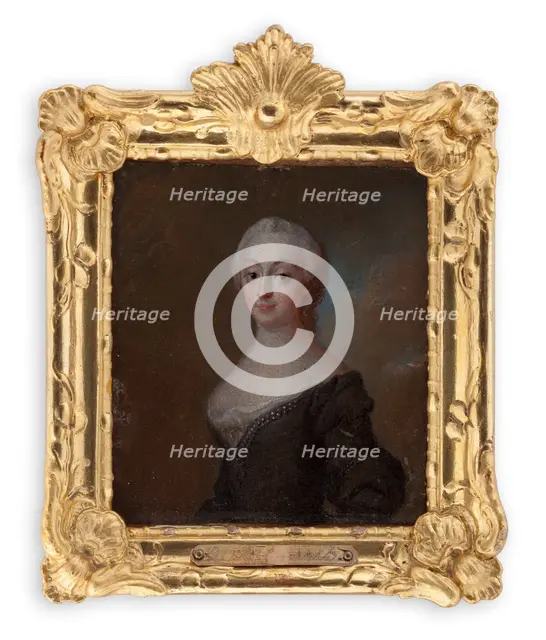 Portrait of a young lady. Creator: Olof Arenius.