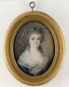 Portrait of a young lady. Creator: Peter Adolf Hall