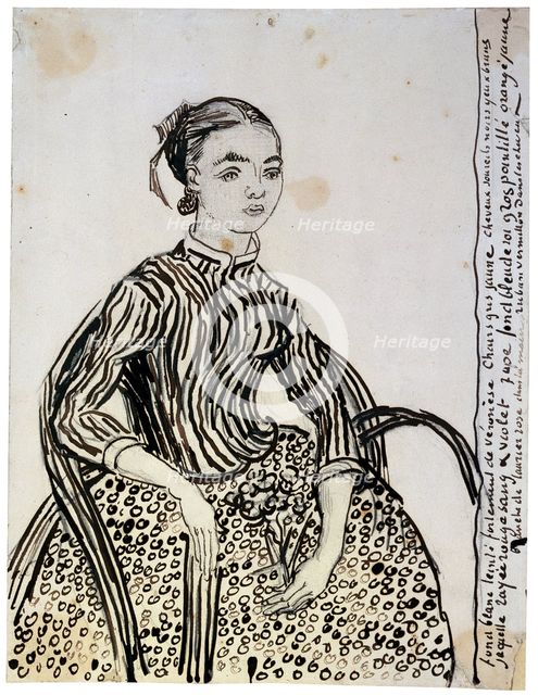'Portrait of a young Lady (La Mousmé)', 1888.  Artist: Vincent van Gogh