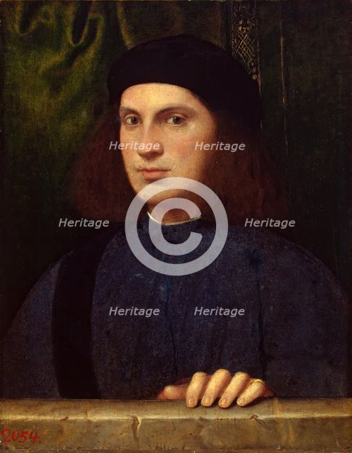 Portrait of a Young Man, 1515. Creator: Bonifacio de' Pitati.