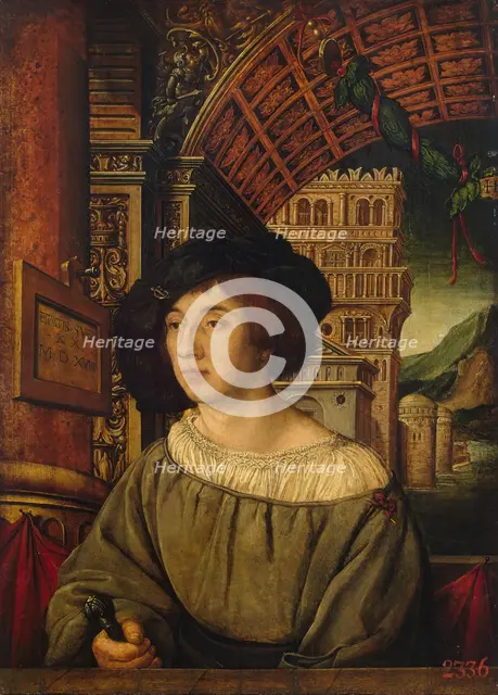 Portrait of a Young Man, 1518. Creator: Ambrosius Holbein.