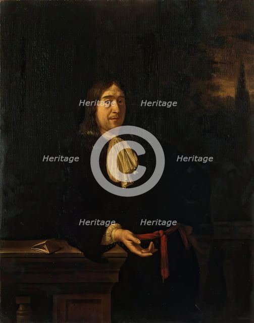 Portrait of a Young Man, 1681. Creator: Frans van Mieris I.