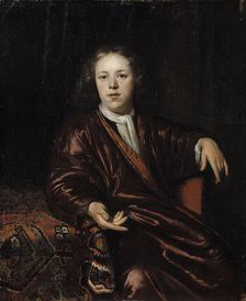 Portrait of a young man, 1700-1741. Creator: Margaretha Wulfraet