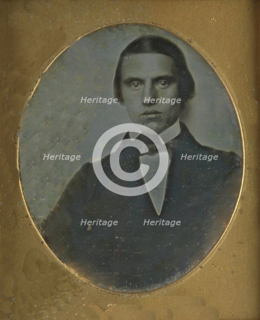 Portrait of a Young Man, 1840. Creator: Samuel Finley Breese Morse.
