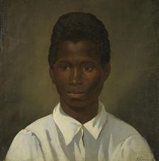 Portrait of a young man, 1841. Creator: Adolph Tidemand