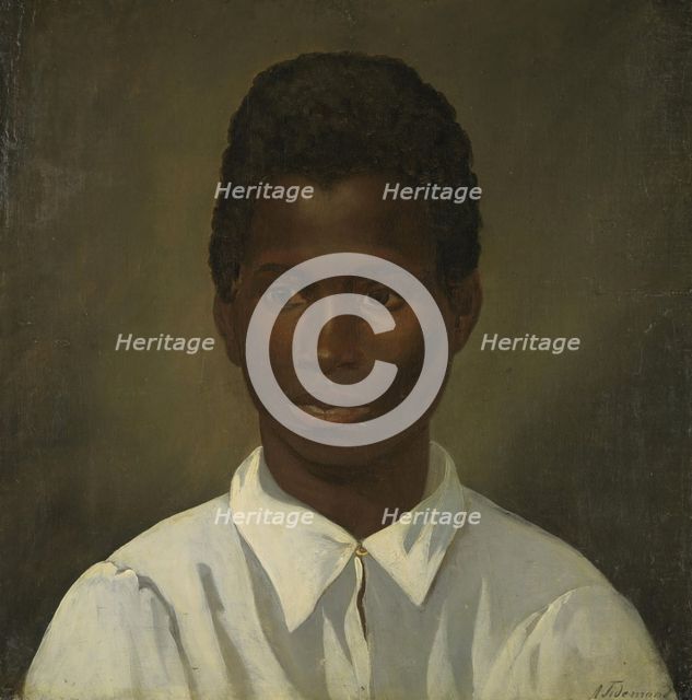 Portrait of a young man, 1841. Creator: Adolph Tidemand.
