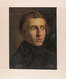 Portrait of a young man, 1845. Creator: Jozef Israels