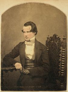 Portrait of a young man, 1850s-1860s. Creator: Unknown