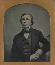 Portrait of a Young Man, 1855-1860. Creator: Unknown
