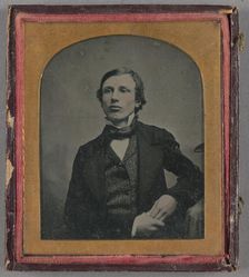 Portrait of a Young Man, 1855-1860. Creator: Unknown