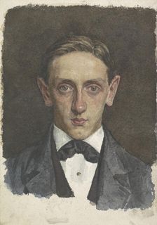 Portrait of a young man, 1874-1925. Creator: Jan Veth