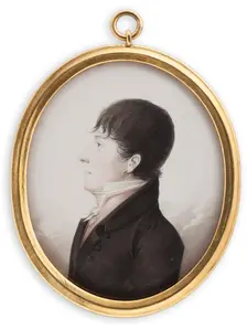Portrait of a young man, 1806. Creator: Jakob Axel Gillberg