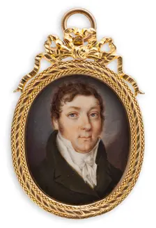 Portrait of a young man, 1818. Creator: Salomon Hofling