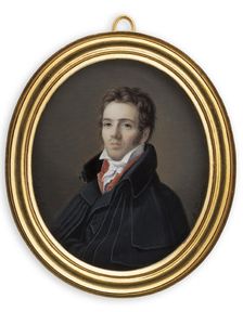 Portrait of a young man, 1822-1863. Creator: Alphonse de Labroue