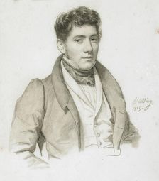 Portrait of a Young Man, 1825. Creator: Michel Martin Drolling