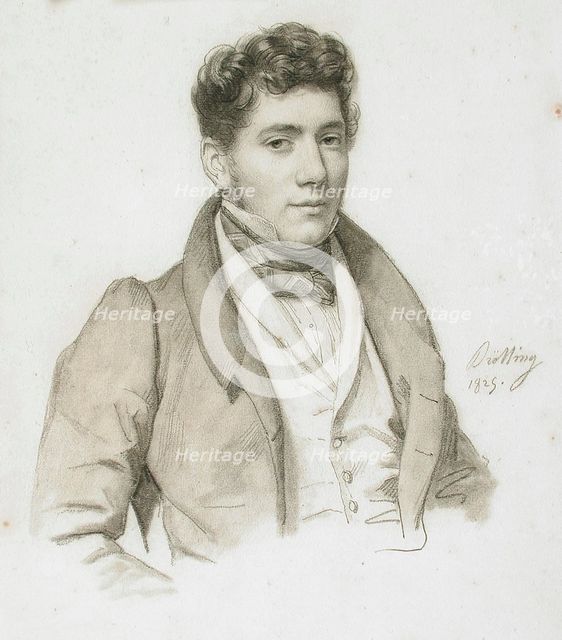 Portrait of a Young Man, 1825. Creator: Michel Martin Drolling.