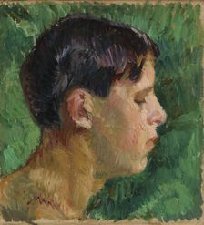 Portrait of a Young Man, 1911. Creator: Valle Rosenberg