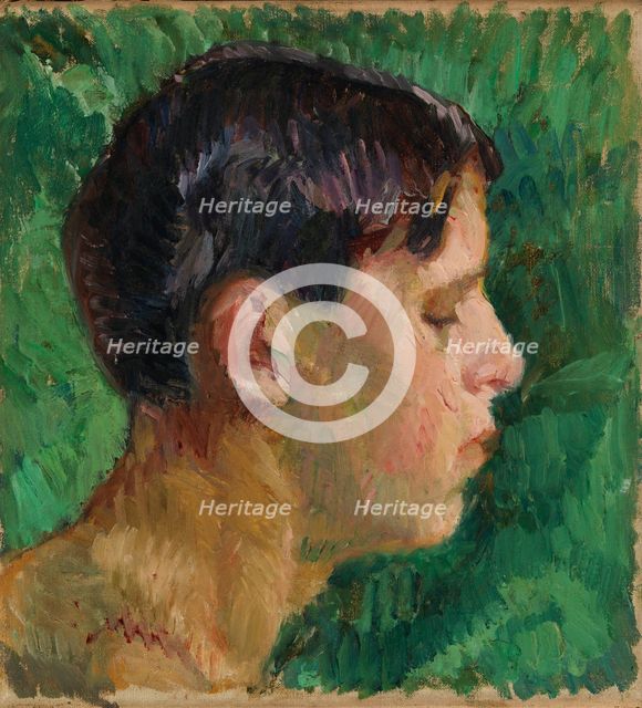 Portrait of a Young Man, 1911. Creator: Valle Rosenberg.