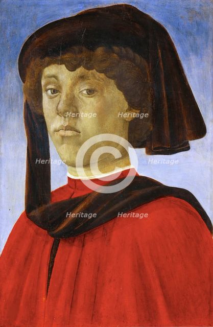 Portrait of a Young Man, ca 1470. Creator: Botticelli, Sandro (1445-1510).