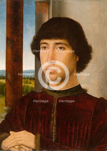 Portrait of a Young Man, ca. 1472-75. Creator: Hans Memling.