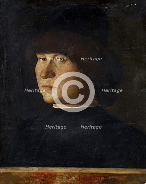 Portrait of a Young Man, ca 1500-1510. Creator: Bellini, Giovanni (1430-1516).