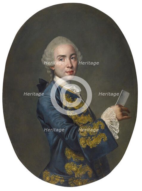 Portrait of a young man, ca 1760.