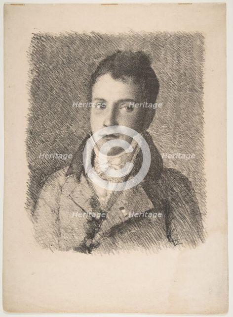 Portrait of a Young Man, ca. 1820. Creator: Formerly attributed to Goya (Francisco de Goya y Lucientes) (Spanish, Fuendetodos 1746-1828 Bordeaux).