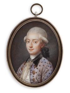 Portrait of a young man. Creator: Peter Adolf Hall