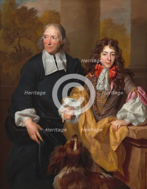 Portrait of a Young Man and His Tutor, 1685. Creator: Nicolas de Largilliere.