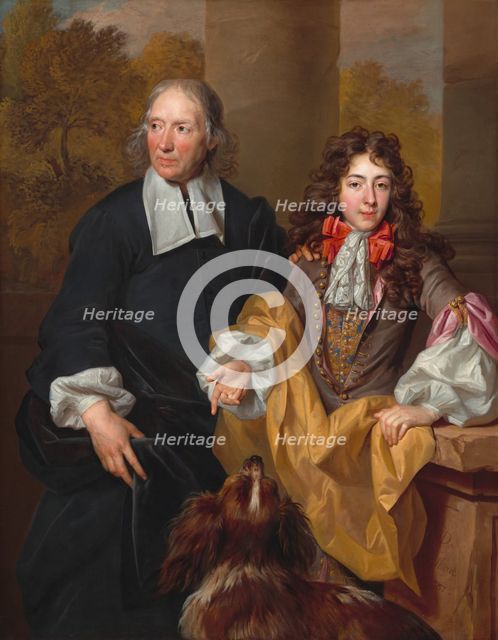Portrait of a Young Man and His Tutor, 1685. Creator: Nicolas de Largilliere.