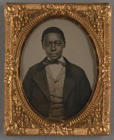 Portrait of a Young Man, about 1857-1858. Creator: Unknown