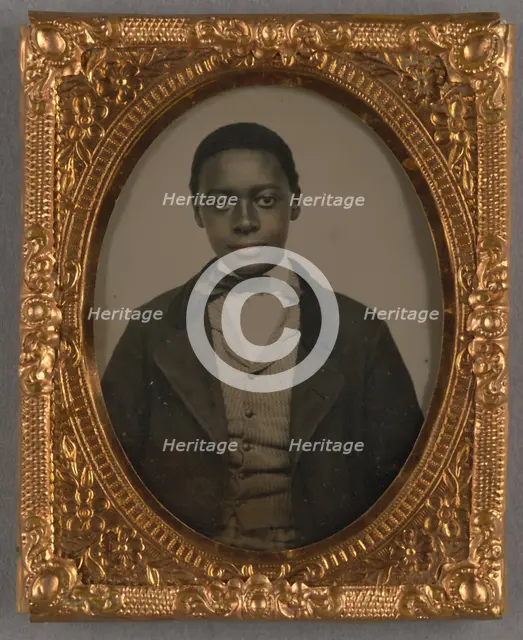 Portrait of a Young Man, about 1857-1858. Creator: Unknown.