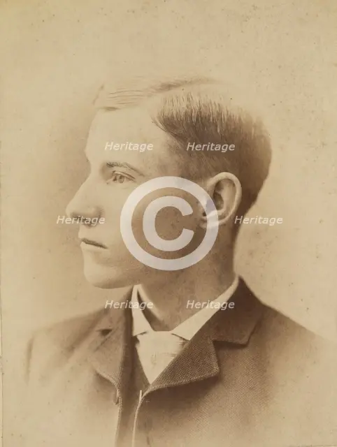 Portrait of a young man, about 1885-1900. Creator: Chesley Brothers.