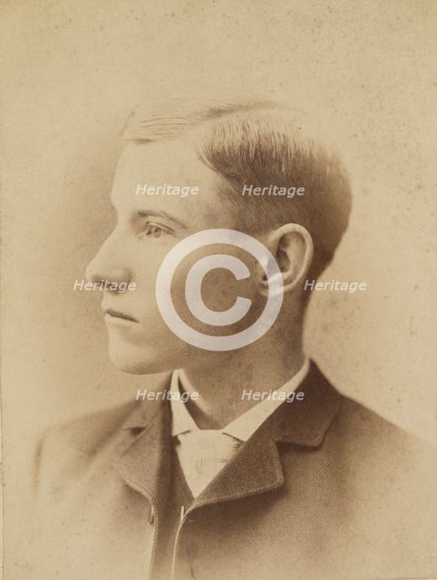 Portrait of a young man, about 1885-1900. Creator: Chesley Brothers.