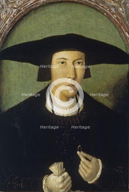 Portrait of a Young Man. Artist: Mostaert, Jan (1472/73-1555/56)