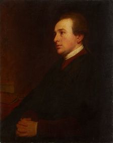 Portrait of a Young Man at his Desk, 1775-1795. Creator: George Romney