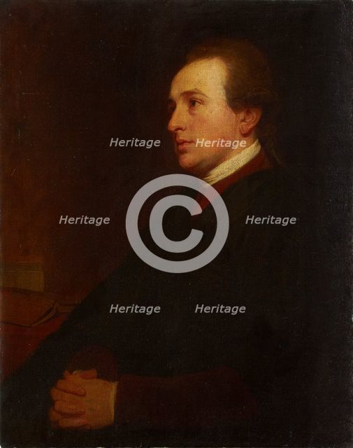 Portrait of a Young Man at his Desk, 1775-1795. Creator: George Romney.