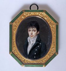 Portrait of a young man, between 1800 and 1850. Creator: Charles Guillaume Alexandre Bourgeois