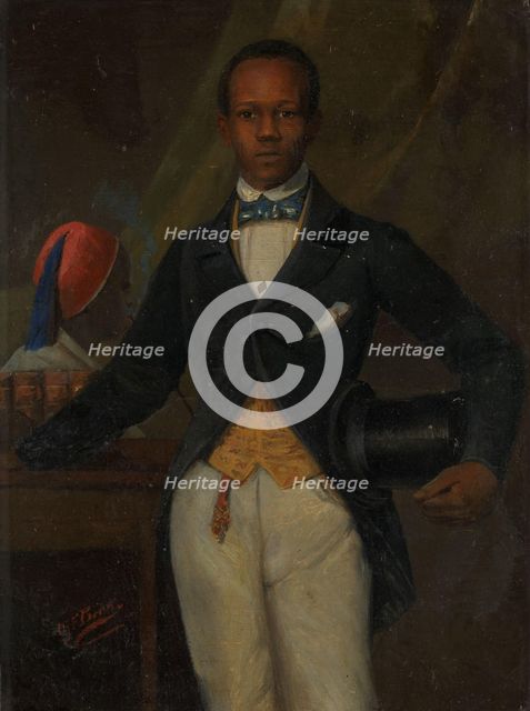 Portrait of a young man, between 1840 and 1870. Creator: Hans Johan Frederik Berg.