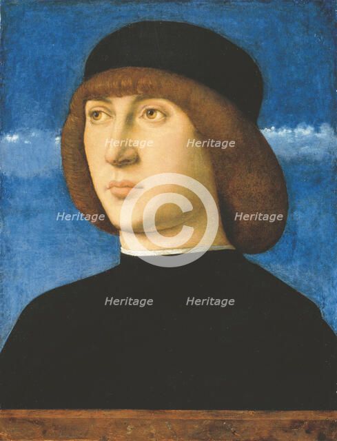 Portrait of a young man, c. 1490. Creator: Bellini, Giovanni (1430-1516).